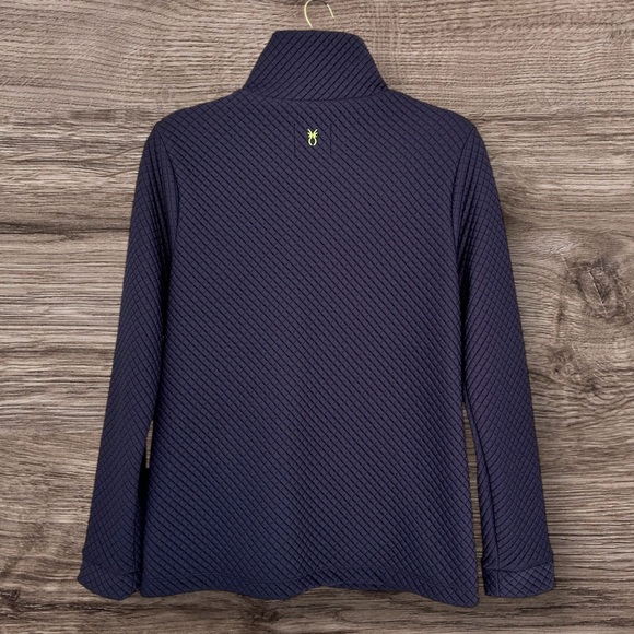 Dudley Stephens Pocomo Pullover Waffle Navy Blue XS - Picture 2 of 9
